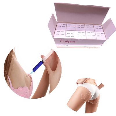 स्तन और नितंब उठाने के लिए 150mg/Ml PLLA त्वचा भराव