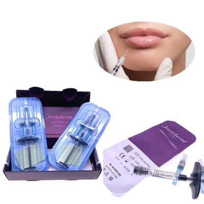 जुवेडर्म डर्मल फिलर 2x1ml सिरिंज सुई क्रॉस लिंक्ड जेल लिप इंजेक्शन