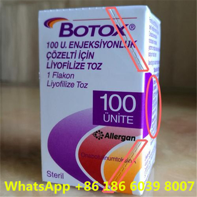 शिकन हटाने इंजेक्शन के लिए OEM अनुमत एलर्जेन बोटॉक्स 100IU