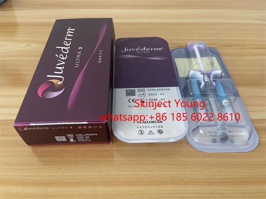 Juvederm Ultra3 2x1ml हयालूरोनिक एसिड फेशियल फिलर्स डर्मल