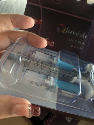 Allergan Juvederm Ultra4 क्रॉस लिंक्ड हा डर्मल फिलर चीकबोन्स के लिए