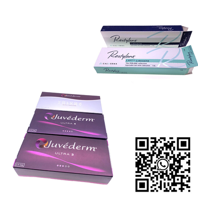 सेक्सी होंठों को बढ़ाने के लिए 2 ML Juvederm Ultra 4 Hyaluronic एसिड डर्मल फिलर