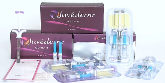 फेस केयर 2x1ml जुवेडर्म लिप फिलर्स हयालूरोनिक एसिड डर्मल इंजेक्टेबल