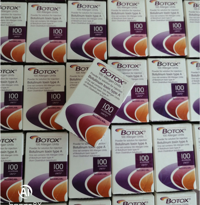 सौंदर्य उत्पाद Allergan 100 यूनिट बोटुलिनम विषाक्तता चेहरे की झुर्रियों के लिए बोटॉक्स त्वचा भराव