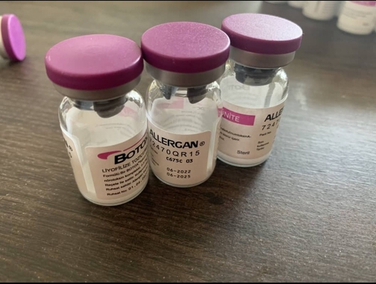 सौंदर्य उत्पाद Allergan 100 यूनिट बोटुलिनम विषाक्तता चेहरे की झुर्रियों के लिए बोटॉक्स त्वचा भराव