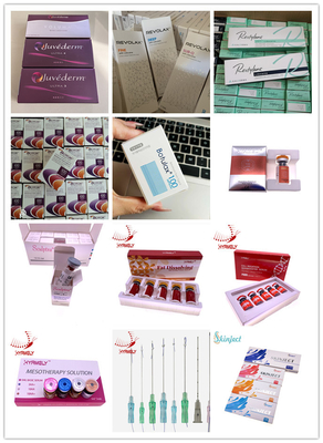 Juvederm Hyaluronic Acid फेशियल डर्मल फिलर इंजेक्शन योग्य 2*1ml पैकिंग