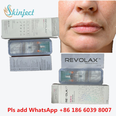 मेडिकल सोडियम हाइलूरोनेट जेल हाइलूरोनिक एसिड Dermal Revolax Deep Filler 1ml होंठ इंजेक्शन के लिए