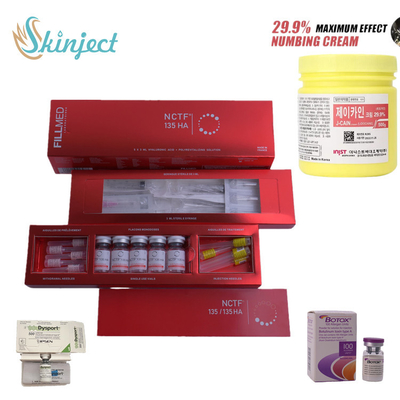चेहरे की त्वचा की देखभाल के लिए पुनर्योजी भरा हुआ Filorga Nctf 135ha Dermal Filler Skinbooster