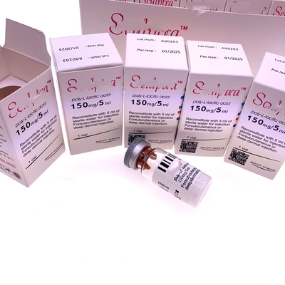 PLLA पॉली- एल- लैक्टिक एसिड फेशियल इंजेक्शन 10 फ्लायल 150mg