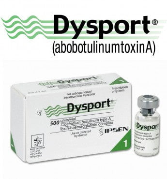 Dysport 500ui Toxin A Dysport 500u झुर्रियों के लिए