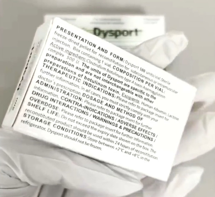 Dysport 500ui Toxin A Dysport 500u झुर्रियों के लिए