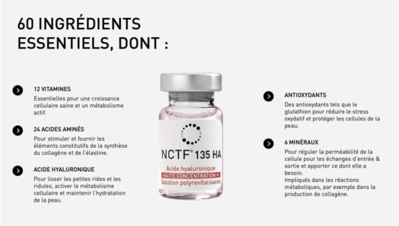 NCTF 135HA मेसोथेरेपी इंजेक्टेबल स्किन बूस्टर 3ml