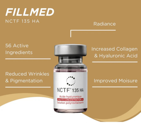 NCTF 135HA मेसोथेरेपी इंजेक्टेबल स्किन बूस्टर 3ml
