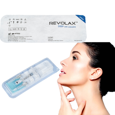 1.1ml Revolax Deep HA Dermal Filler for Deep Facial Wrinkles होंठों में वॉल्यूम जोड़ें
