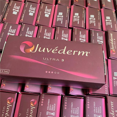 Juvederm Ultra 3 Voluma Hyaluronic एसिड फेस फिलर 0.3% लिडोकेन के साथ;