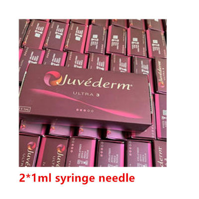 Juvederm Ultra3 2 * 1ml सिरिंज सुई हयालूरोनिक एसिड त्वचीय भराव इंजेक्शन फिलर होंठों के लिए