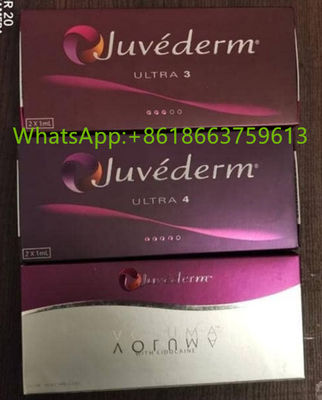 Hyaluronic एसिड त्वचीय भराव Juvederm अल्ट्रा 3 होंठ इज़ाफ़ा चेहरा भराव