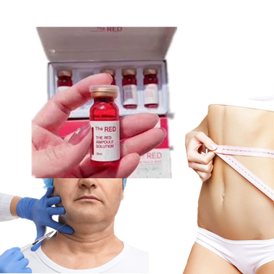 5x10ml रेड फॉस्फेटिडिलकोलाइन लिपोलिसिस फैट डिसॉल्विंग इंजेक्शन