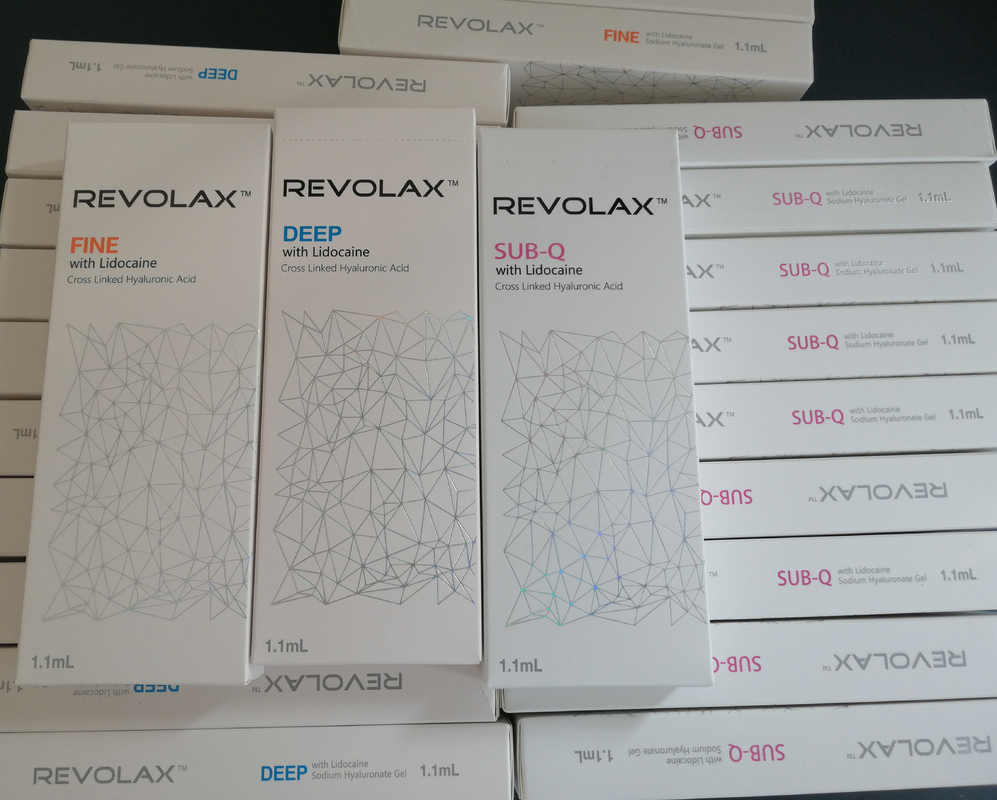 CE REVOLAX बारीक रेखाएं गहरी झुर्रियां चेहरे की मात्रा के लिए Hyaluronic एसिड Dermal Filler
