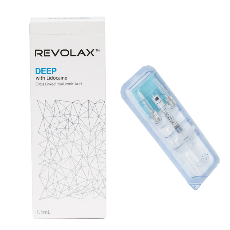 1.1ml Revolax Deep HA Dermal Filler for Deep Facial Wrinkles होंठों में वॉल्यूम जोड़ें